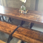 Railcar Plank Table