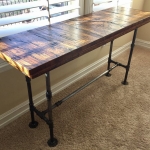 Cargo Plank Sofa Table
