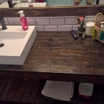 Reclaimed Wood Counter Top