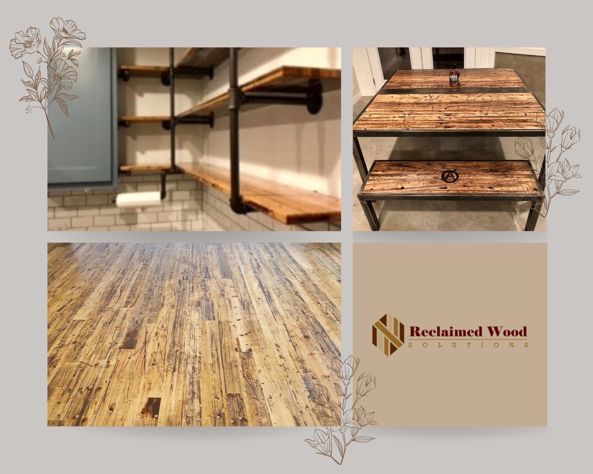 how add personality with reclaimed wood